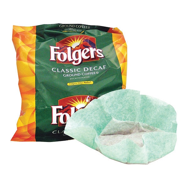 Folgers Coffee, Filter, Decaf, PK4 06122 Zoro