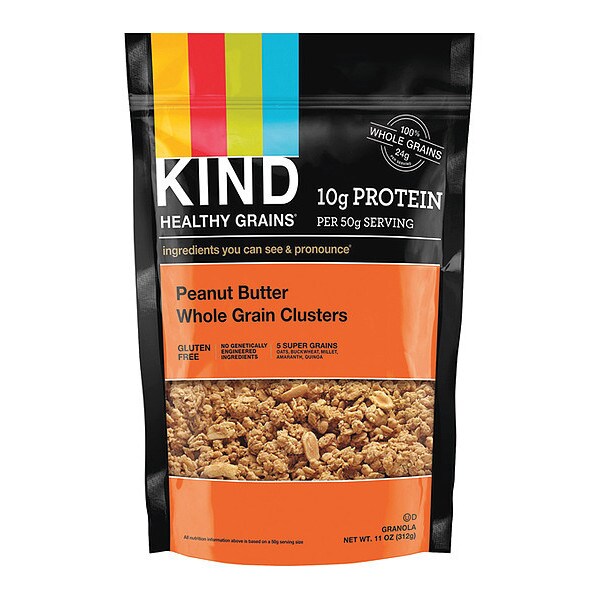 Kind KIND Peanut Butter Whole Grain, Clusters 17282 Zoro