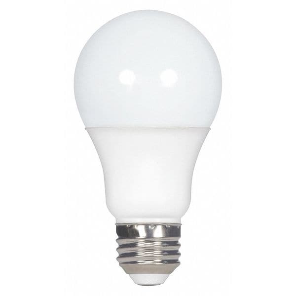 Satco Bulb, LED, 8.5W, 120-277V, A19, Base E26, 40K S8916