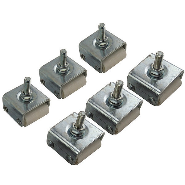 ハルト  The samE ラキドロセット F1NY01041S001 Dual Wheel Appliance Caster,Nylon,PK6 | Zoro.com