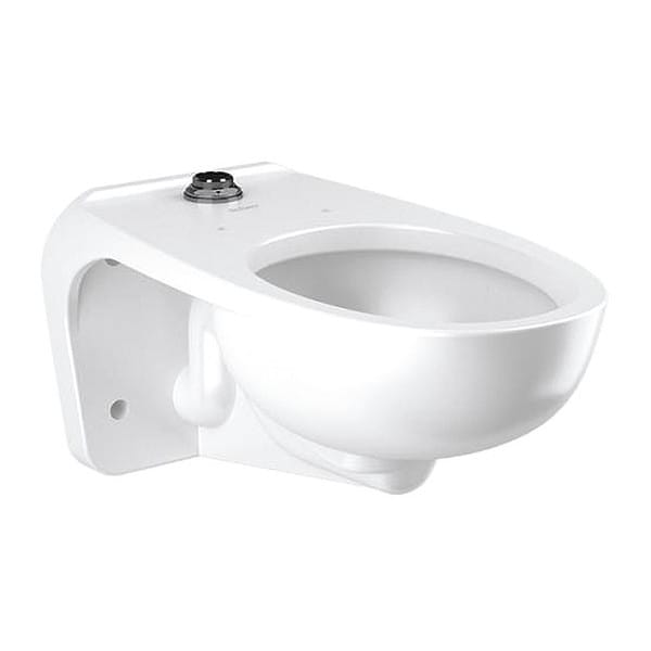 Sloan Toilet Bowl, 1.1 to 1.6 gpf, Flush Valve, Wall Mount, Elongated, White ST2459A