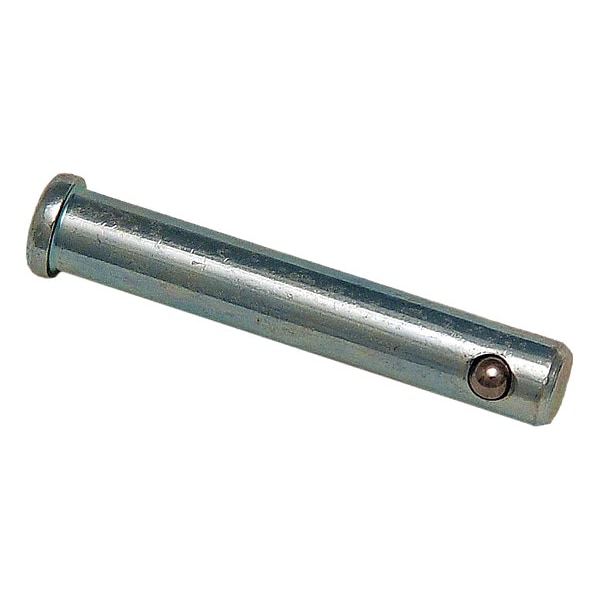 Zoro Select Clevis Pin, Cotterless, 1/4 x 1 in., PK10 WWG-CLPCZ-005