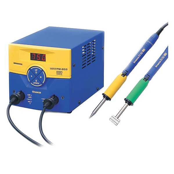 Hakko Dual Port Soldering System w/ Two Soldering handpieces FM203DP Zoro