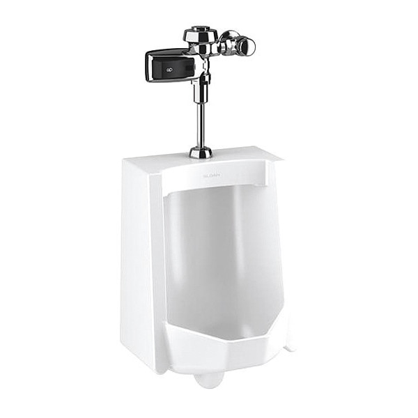 Sloan SU1009 Standard Urinal and Royal 186 SMOOTH Flushometer, 0.125