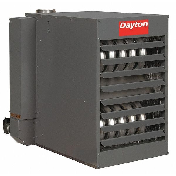Dayton Gas Unit Heater, NG, 400,000, 5,800 cfm, Direct, Propeller, 3/4