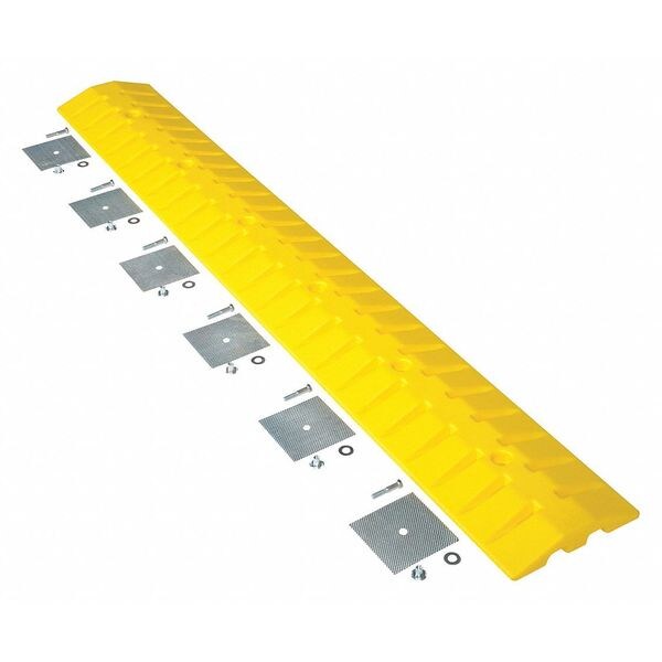 Vestil Lightweight Recycled Plastic Speed Bump SBG72 Zoro