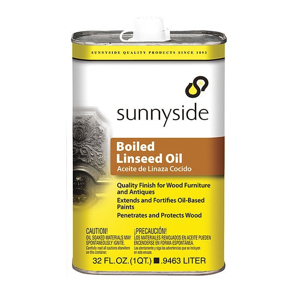 Sunnyside Boiled Linseed Oil, 1 qt. 87232S | Zoro