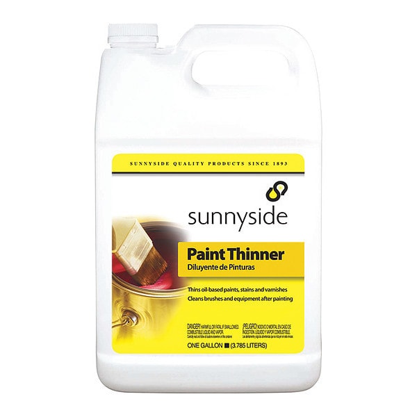 Sunnyside Paint Thinner, Plastic Bottle, 1 gal. 701G1 Zoro
