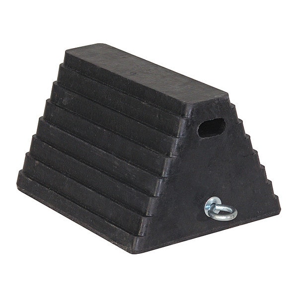 Buyers WC1086 Heavy Duty Wheel Chock w/Chain Eye | Zoro.com