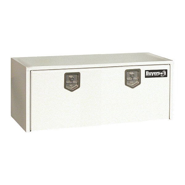 Buyers Products 24x24x60 Inch White Steel Underbody Truck Box