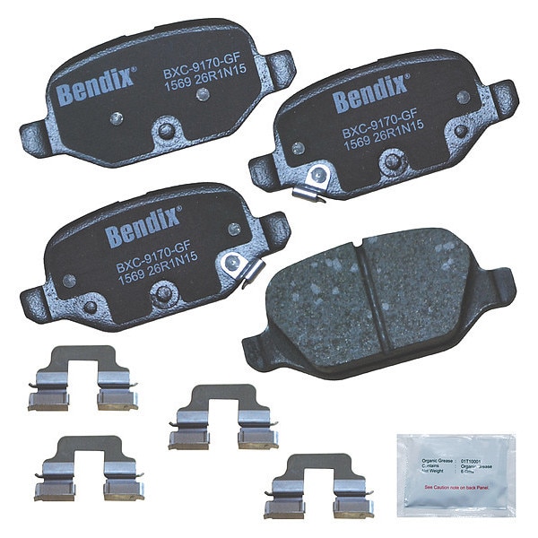 Bendix Disc Brake Pad Set, CFC1569, Rear CFC1569
