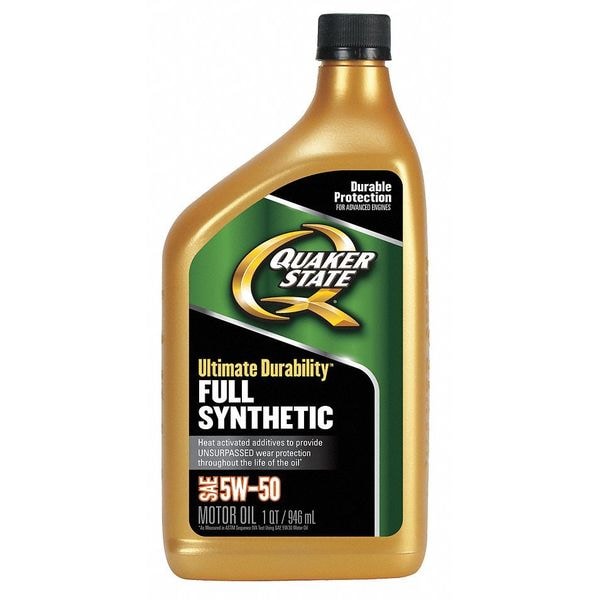 Quaker State Engine Oil, 5W50, Full Synthetic, 1 Qt. 550036718 Zoro
