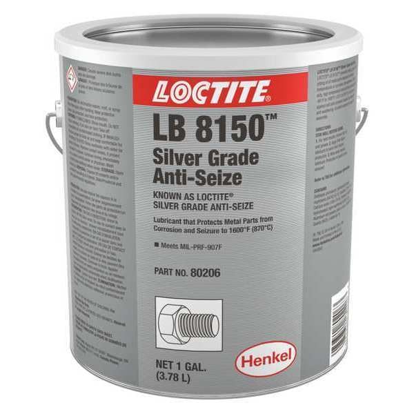Loctite AntiSeize Compound, Graphite, 8 lb, Can LB 8150(TM) 235086 Zoro