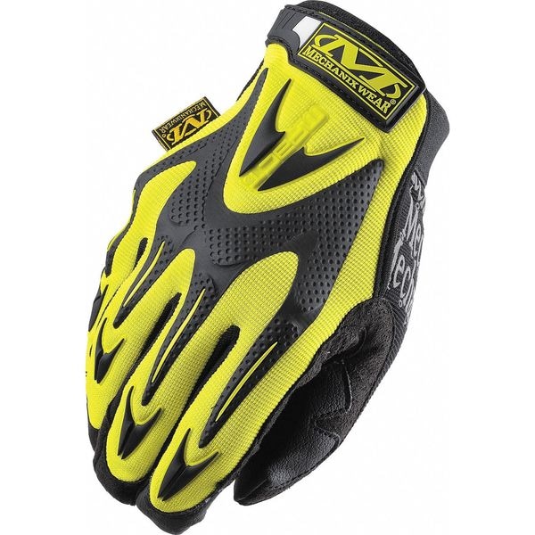 Mechanix Wear AntiVibration Gloves, L, Yellow, Sonic Welded Rubber