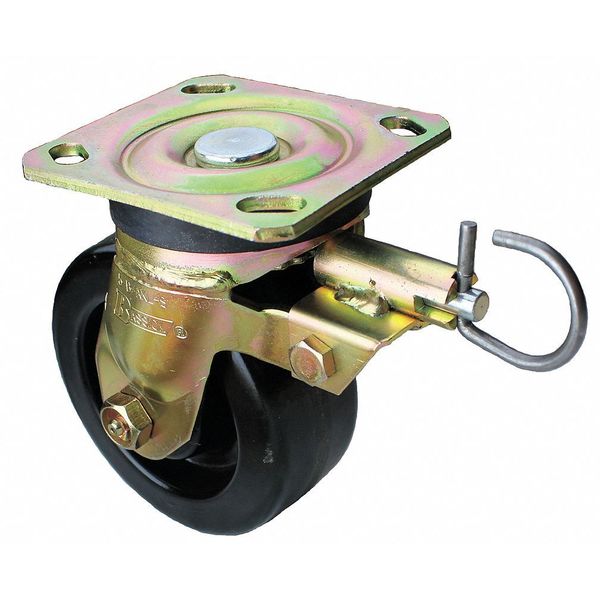 Zoro Select Swivel Plate Caster w/4-Position Directional Lock, 1200lb 930TM08201SLG