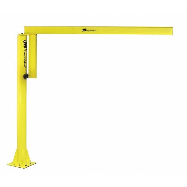 IngersollRand Jib Crane, Floor Mounted, 275 lb. Capacity, Height Under