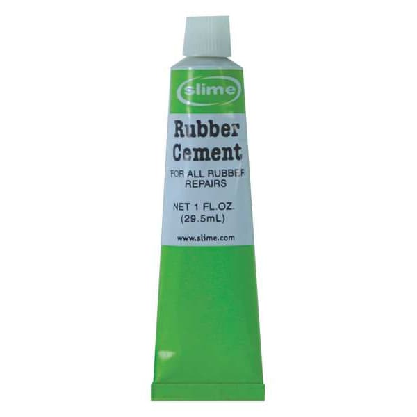 Slime Rubber Cement, 1 Oz.Tube 1051A Zoro