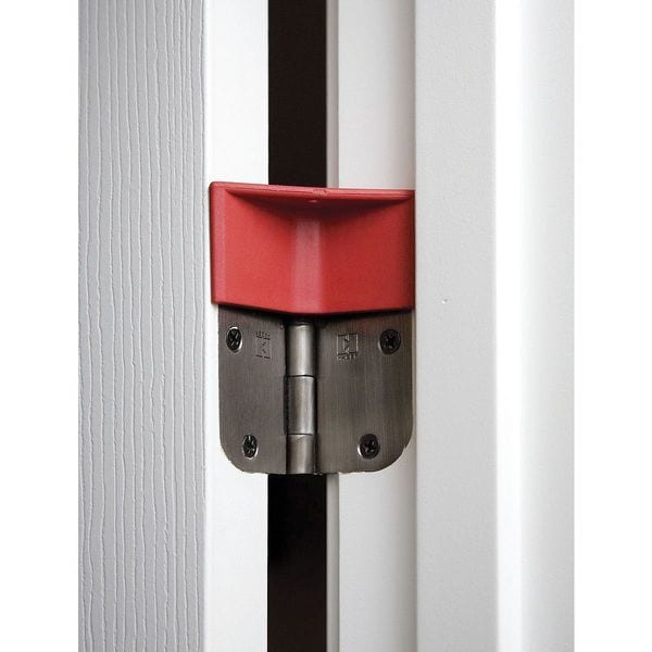 Pressto Valet Door Wedge, Reinforced Thermo-Plastic, Red, 2"H x 2-1/2"W PVDS02