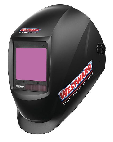 Westward Auto Dark Welding Helmet, Shade 6-9/9-13, Black 33N557