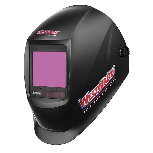 Westward Auto Dark Welding Helmet, Shade 6-9/9-13, Black 33N557