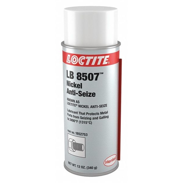 Loctite AntiSeize, 12 oz Spray Can, Nickel LB 8507(TM) NICKEL ANTI