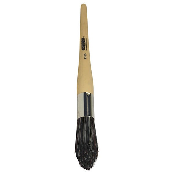 Osborn 8 Round Sash Paint Brush, Nylon Bristle, Wood Handle 0007302700