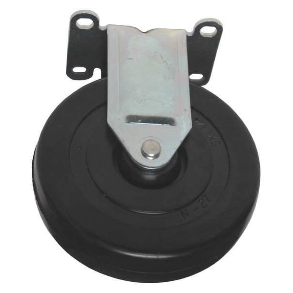 Rubbermaid Commercial Soft Rubber Rigid Caster Quiet FG27409 Zoro