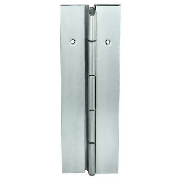 Markar 1 11/16 in W x 84 in H Satin Stainless Steel Continuous Hinge FS301-001-630-HT-MP-RH
