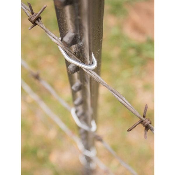 Steel Fence Hardware Goldenrod T-Post Grips - 9 Gauge Steel Post Clips ...