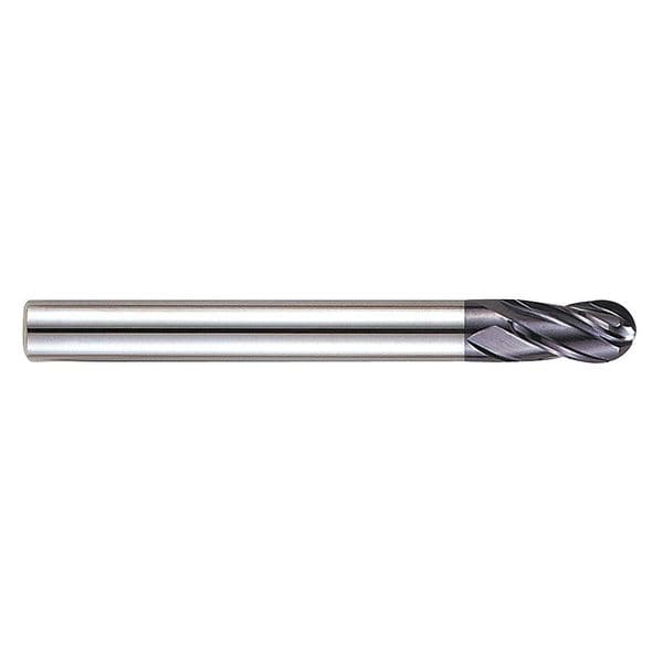 Yg1 Tool Co Solid Carbide End Mill, Ball Nose, 8mm 93311 Zoro