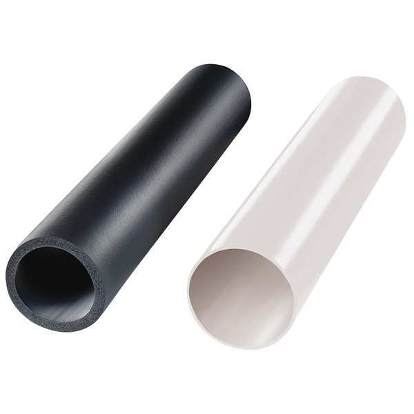 Vinylguard Conveyor Roller Cover, PVC, Wht, 60 in. L 31CVC1900W Zoro