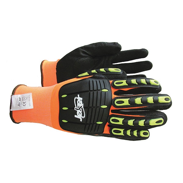 Joker 3XL High Visibility Orange Impact Gloves MX118512 Zoro