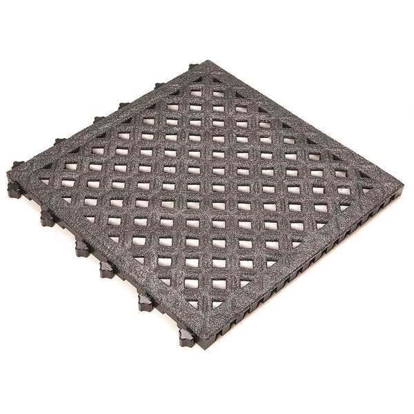 Ergo Advantage AG2 561.45 Black Grit Interlocking Drainage Mat 18" W x