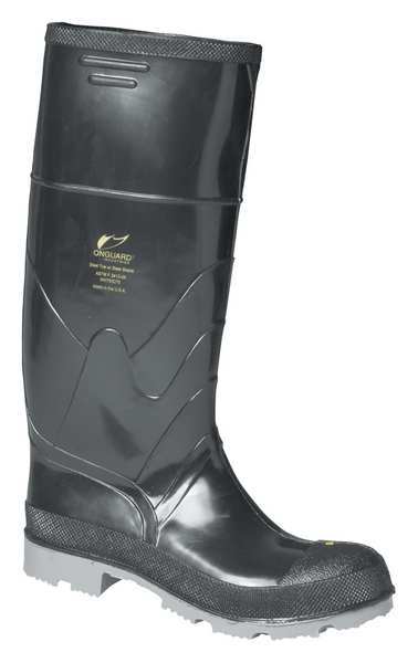 Dunlop Size 10 Men's Steel Knee Boots, Black 861021033