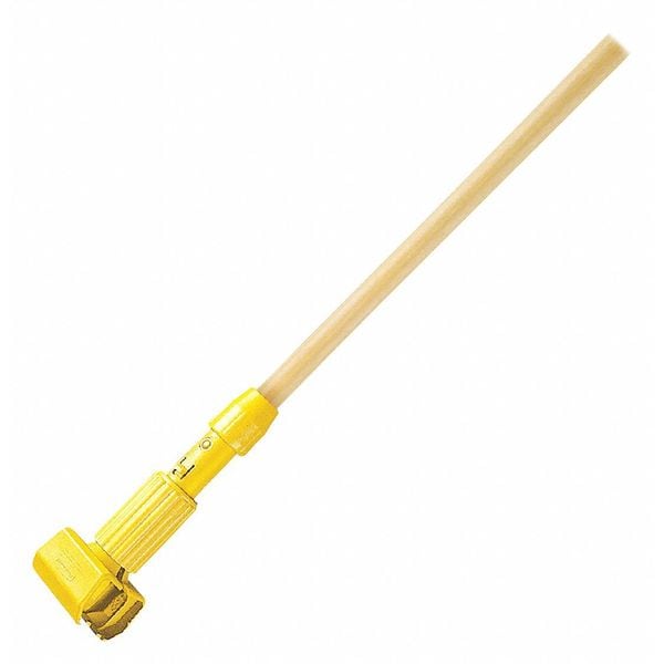 Rubbermaid Commercial Gripper Wet Mop Handle, Wood, 60" H216000000 Zoro