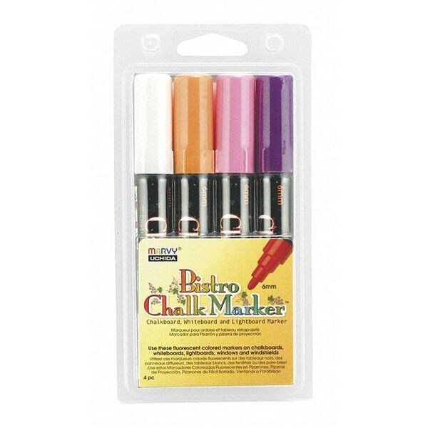 Marvy Marker, Bistro, Chalk, Fl-Ast 4804B | Zoro