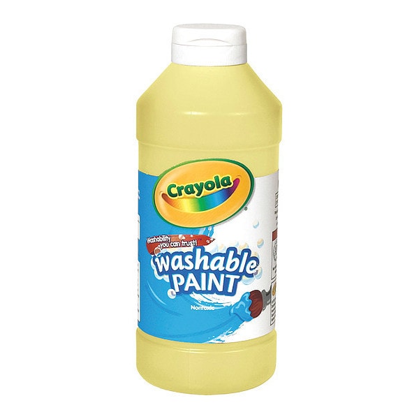 Crayola Paint, Washable, 16oz, Yellow 542016034