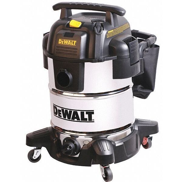 Dewalt Wet/Dry Vacuum, 10 gal., 5 HP, SS, 17/8" Hose Dia., Disposable