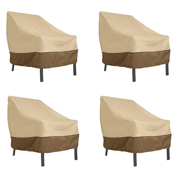 Classic Accessories Veranda Large Lounge Chair Cover, 37"x38", 4PK