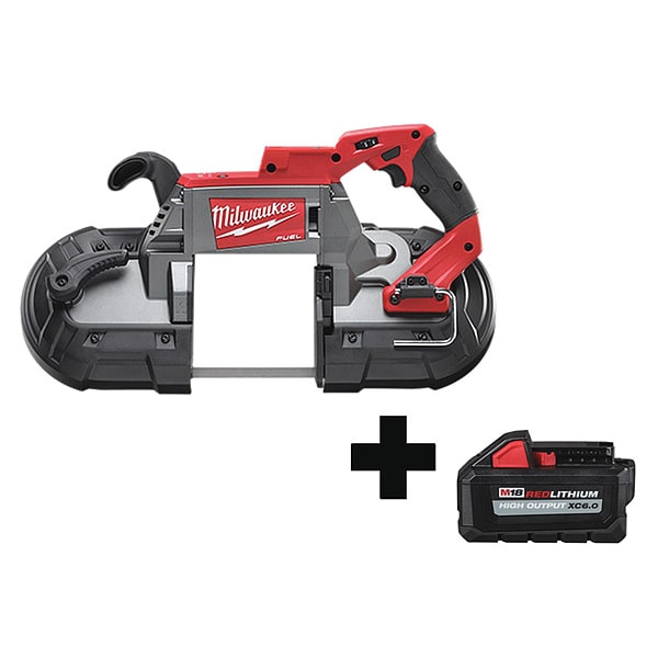 Milwaukee Tool Portable Band Saw, 18V DC, 44 7/8 in Blade Length 2729-20, 48-11-1865