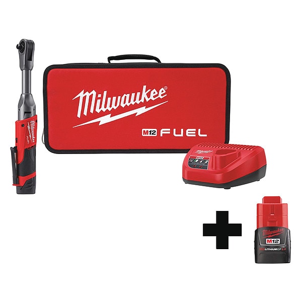Milwaukee 256021, 48112420 439.20 Ratchet, Cordless, Straight, 3/8
