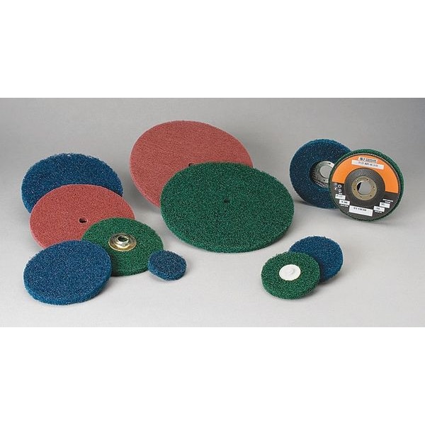 Standard Abrasives Buff and Blend HS Disc, A/O, 6in, Med, PK10 810710