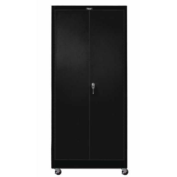 Hallowell 815s24m Me 689 28 Mobile Storage Cabinet 36x24 Black Zoro Com