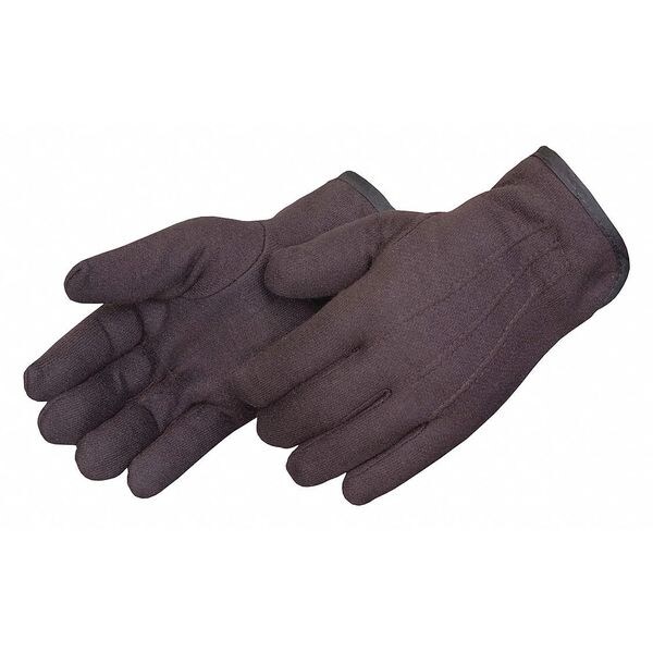 Zoro Select Jersey Gloves, L, Brown, PK12 4308Q