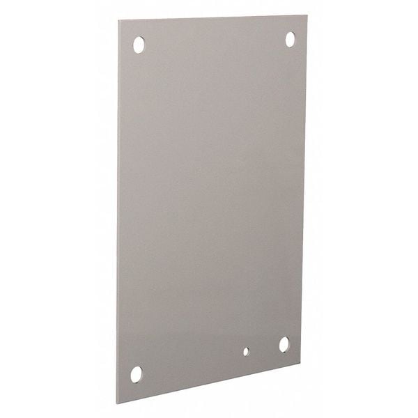 Wiegmann Interior Panel, 12 Gangs, Steel, Back Panel Box