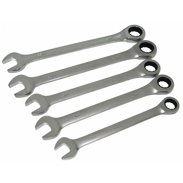 Westward Ratcheting Wrench Set, Combination 34D937 Zoro