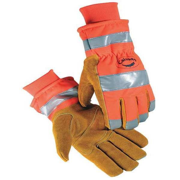 Caiman Hi-Vis Cold Protection Gloves, Heatrac Lining, XL 1353-6