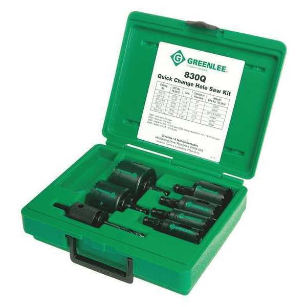 Greenlee Kit, Holesaw 830Q 830Q