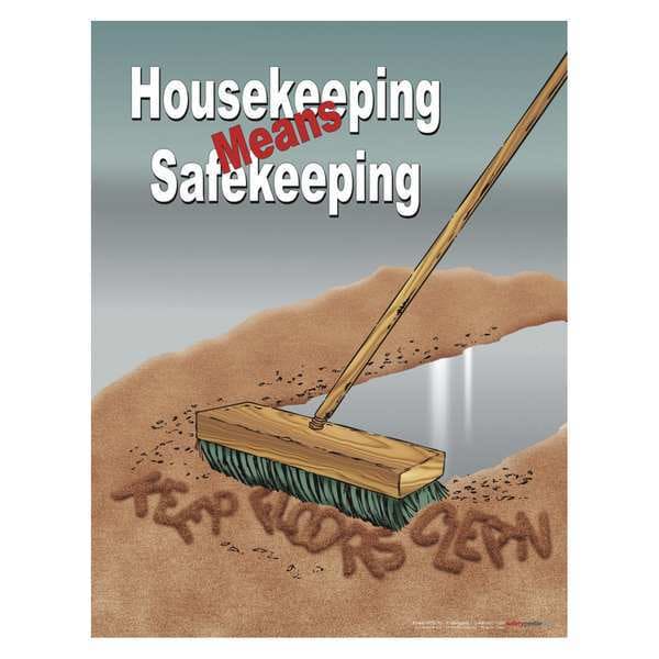 Housekeeping Safety Poster For Workplace