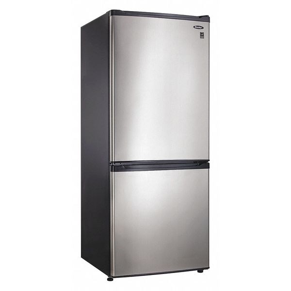 Danby Refrigerator, Bottom Freezer, 9.2 cu.ft. DFF092C1BSLDB Zoro